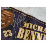 Michael Bennett Signed Minnesota Vikings Football Pennant Michael Bennett Signed Minnesota Vikings Football Pennant