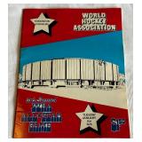 1975 WHA World Hocket Association All-Star Game Vintage Program 1975 WHA World Hocket Association All-Star Game Vintage Program