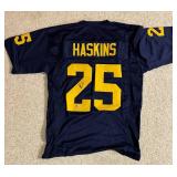 Hassan Haskins Signed Custom NCAA Jersey Michigan Wolverines XL (Beckett) Hassan Haskins Signed Custom NCAA Jersey Michigan Wolverines XL (Beckett)