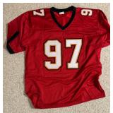 Simeon Rice Buccaneers Signed Custom NFL Jersey XL (Beckett) Simeon Rice Buccaneers Signed Custom NFL Jersey XL (Beckett)