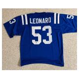 Darius Leonard Colts Signed Custom NFL Jersey XL (Beckett) Darius Leonard Colts Signed Custom NFL Jersey XL (Beckett)