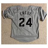 Joe Crede White Sox Signed Custom MLB Jersey XL (Beckett) Joe Crede White Sox Signed Custom MLB Jersey XL (Beckett)