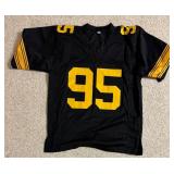 Greg Lloyd Steelers Signed Custom NFL Jersey XL (Beckett) Greg Lloyd Steelers Signed Custom NFL Jersey XL (Beckett)