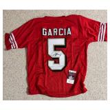 Jeff Garcia 49ers Signed Custom NFL Jersey L (JSA) Jeff Garcia 49ers Signed Custom NFL Jersey L (JSA)