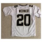 Pete Werner Saints Signed Custom NFL Jersey XL (JSA) Pete Werner Saints Signed Custom NFL Jersey XL (JSA)