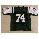 Nick Mangold Jets Signed Custom NFL Jersey XL (JSA) Nick Mangold Jets Signed Custom NFL Jersey XL (JSA)