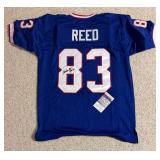 Andre Reed Bills Signed Custom NFL Jersey Inscribed "HOF  Andre Reed Bills Signed Custom NFL Jersey Inscribed "HOF