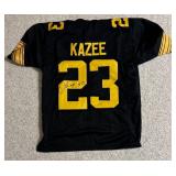 Damonte Kazee Steelers Signed Custom NFL Jersey XL (JSA) Damonte Kazee Steelers Signed Custom NFL Jersey XL (JSA)