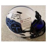Jevon Kearse Titans Signed NFL Full Size Helmet Inscribed "99 Jevon Kearse Titans Signed NFL Full Size Helmet Inscribed "99