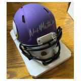 Alexander Mattison Vikings Signed NFL Mini Helmet (Vikings Certified) Alexander Mattison Vikings Signed NFL Mini Helmet (Vikings Certified)