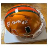 Greg Rousseau Miami Hurricanes Signed Flash Alternate NCAA Mini Helmet (JSA) Greg Rousseau Miami Hurricanes Signed Flash Alternate NCAA Mini Helmet (JSA)