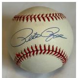 Pete Rose Signed Rawlings ONLB White Ball