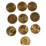 10 Sacawia Dollars- Nice Condition! Different years & Mints!