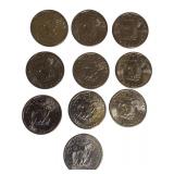 10 Susan B Anthony Dollars | Nice Circulated Condition