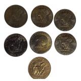 7 Nice Ike Dollars 1971-1978
