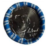 One roll of 2024-D Jefferson Nickels contains 40 coins. These are very hard to find!