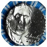 One roll of 2024-D Jefferson Nickels contains 40 coins. These are very hard to find!