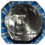 One roll of 2024-D Jefferson Nickels contains 40 coins. These are very hard to find!