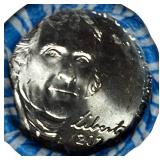 One roll of 2024-D Jefferson Nickels contains 40 coins. These are very hard to find!