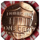 One roll of 2025 D mint-marked penny. Last year of the cent!