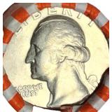 One roll of 1976 quarters, either D or P mint, in nice condition.
