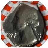 One roll of 1976 quarters, either D or P mint, in nice condition.