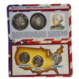 One set of the 1979 Susan B. Anthony mint set with P, D, and S mint marks. A nice set!