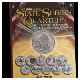 50 State Quarter Collection in Display 58 coins total Great Starter Set!
