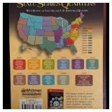 50 State Quarter Collection in Display 58 coins total Great Starter Set!