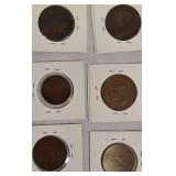 Old World Copper Coins from Various Countries.