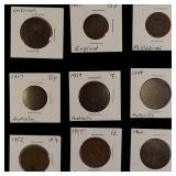 Old World Copper Coins from Various Countries.