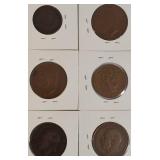 Old World Copper Coins from Various Countries.