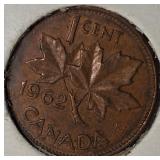 Collection of Canadian Coins, including uncirculated quarters from 1999 and more.