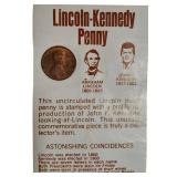 Rare Finds Coins & Tokens -Lincoln-Kennedy Penny
