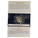 185? Penny token , & The U.S.S. Constitution 1997 Commemorative Coin & More
