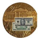 American Mint Communitive Coin Honoring the US $20.00 Bill