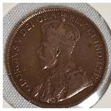 1916 1-Cent Canadian Coin - A rare gem