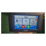 Hur Dip/Shrug Machine with Display Monitor Hur Dip/Shrug Machine with Display Monitor