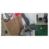 Hur Dip/Shrug Machine with Display Monitor Hur Dip/Shrug Machine with Display Monitor