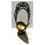 Vintage Brass Decor Collection with Candle Holder, Picture Frame, Dishes, and Napkins Vintage Brass Decor Collection with Candle Holder, Picture Frame, Dishes, and Napkins