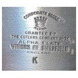 Vintage Viners of Sheffield Alpha Plate Silver Tea and Coffee Set Vintage Viners of Sheffield Alpha Plate Silver Tea and Coffee Set