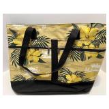 Collection of 3 Tote and Handbags Including Nine West and Lancome with Decorative Scarf Collection of 3 Tote and Handbags Including Nine West and Lancome with Decorative Scarf
