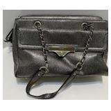 Collection of 3 Tote and Handbags Including Nine West and Lancome with Decorative Scarf Collection of 3 Tote and Handbags Including Nine West and Lancome with Decorative Scarf
