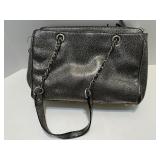 Collection of 3 Tote and Handbags Including Nine West and Lancome with Decorative Scarf Collection of 3 Tote and Handbags Including Nine West and Lancome with Decorative Scarf