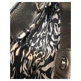 Collection of 3 Tote and Handbags Including Nine West and Lancome with Decorative Scarf Collection of 3 Tote and Handbags Including Nine West and Lancome with Decorative Scarf