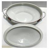 Syracuse China Canterbury Pattern Dinnerware Set with Floral Trim Syracuse China Canterbury Pattern Dinnerware Set with Floral Trim