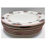 Syracuse China Canterbury Pattern Dinnerware Set with Floral Trim Syracuse China Canterbury Pattern Dinnerware Set with Floral Trim