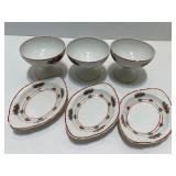 Syracuse China Canterbury Pattern Dinnerware Set with Floral Trim Syracuse China Canterbury Pattern Dinnerware Set with Floral Trim