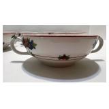 Syracuse China Canterbury Pattern Dinnerware Set with Floral Trim Syracuse China Canterbury Pattern Dinnerware Set with Floral Trim