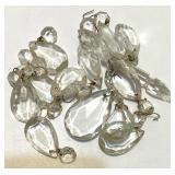 Lot of Vintage Skeleton Keys, Glass Pulls, and Crystal Chandelier Prisms Lot of Vintage Skeleton Keys, Glass Pulls, and Crystal Chandelier Prisms